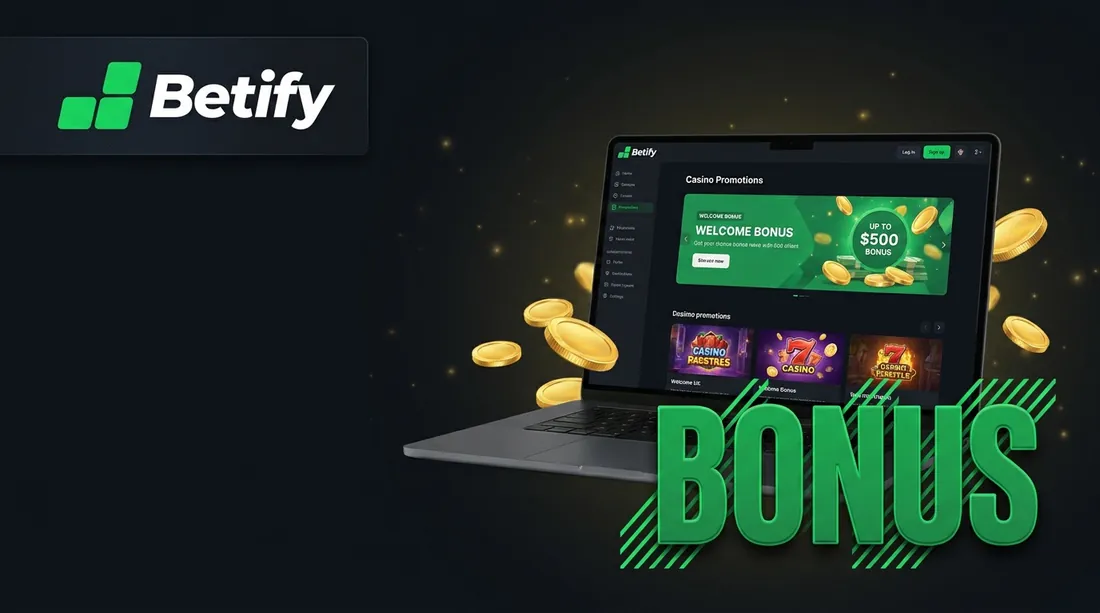 Bonus de bienvenue Betify jusqu’à 500 € et 200 tours gratuits